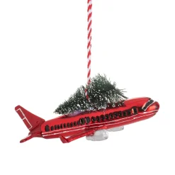 Sass and Belle Airplane with Tree Shaped Bauble