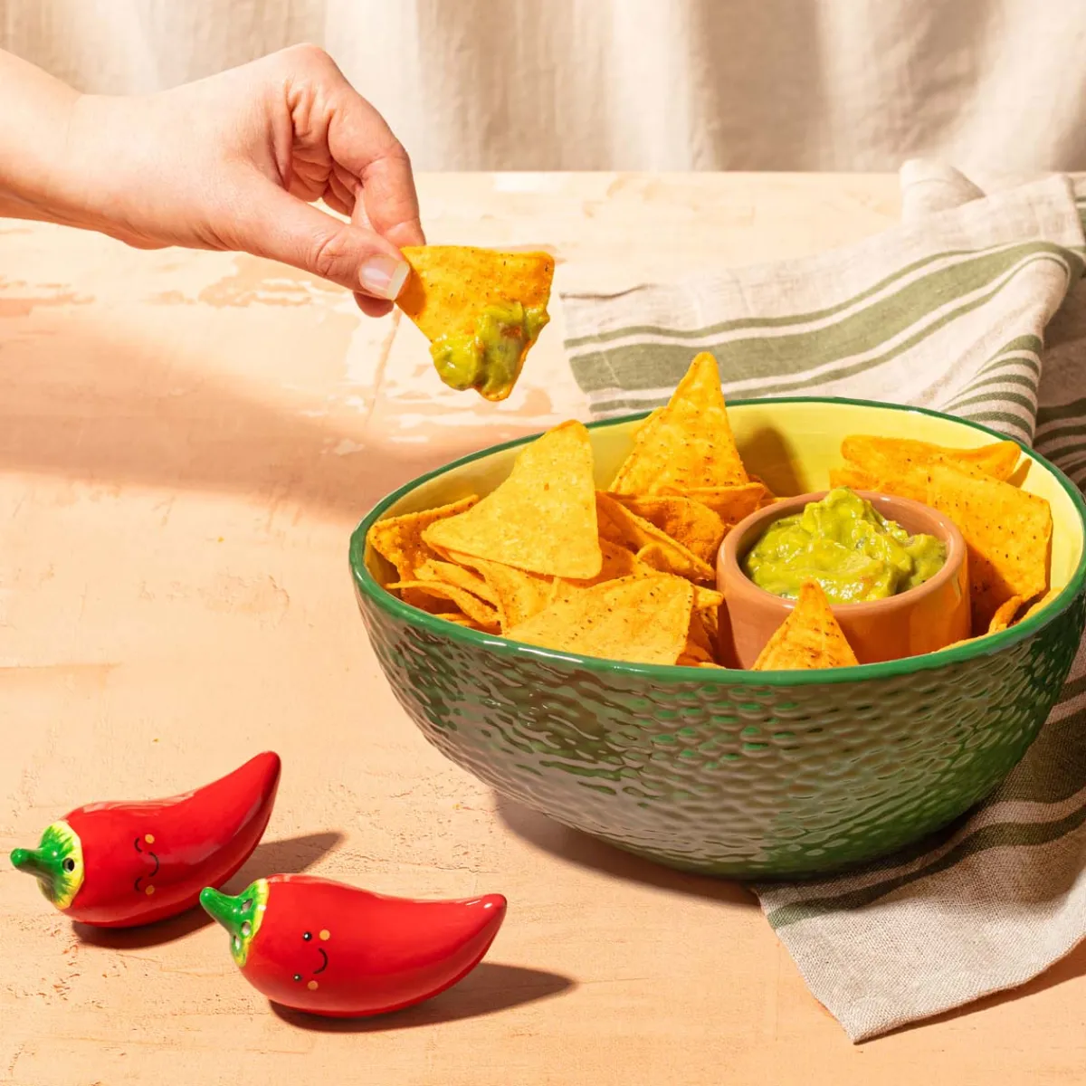 Online Sass and Belle Avocado Shaped Dip Bowl