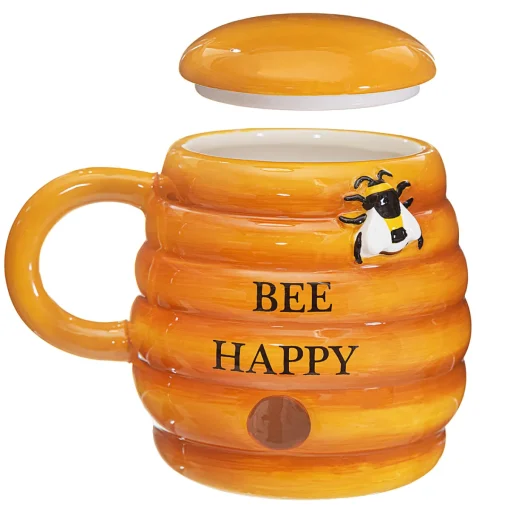 Discount Sass and Belle Beehive Mug with Lid
