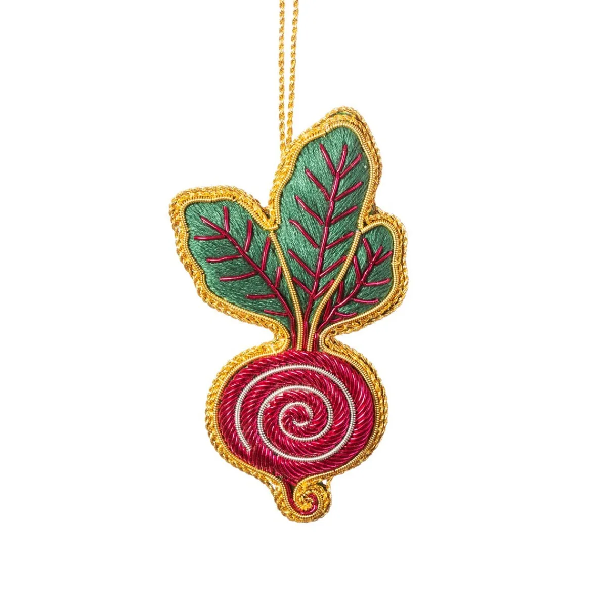 Clearance Sass and Belle Beetroot Zari Embroidery Decoration Purple