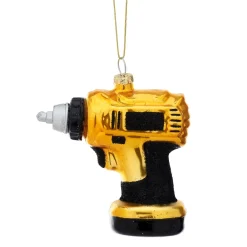 Best Sass and Belle Black and Gold Drill Shaped Bauble