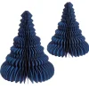 Best Sass and Belle Blue Honeycomb Tree Standing Decoration - Set of 2
