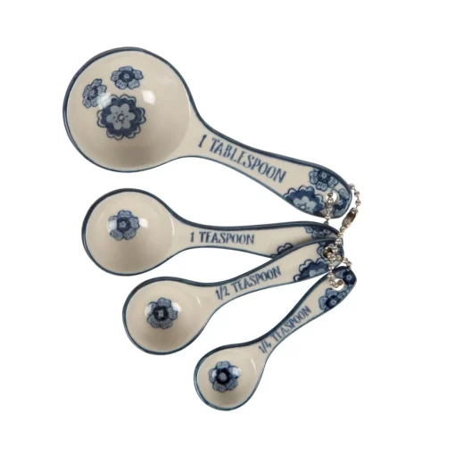 Clearance Sass and Belle Blue Willow Floral Measuring Spoons