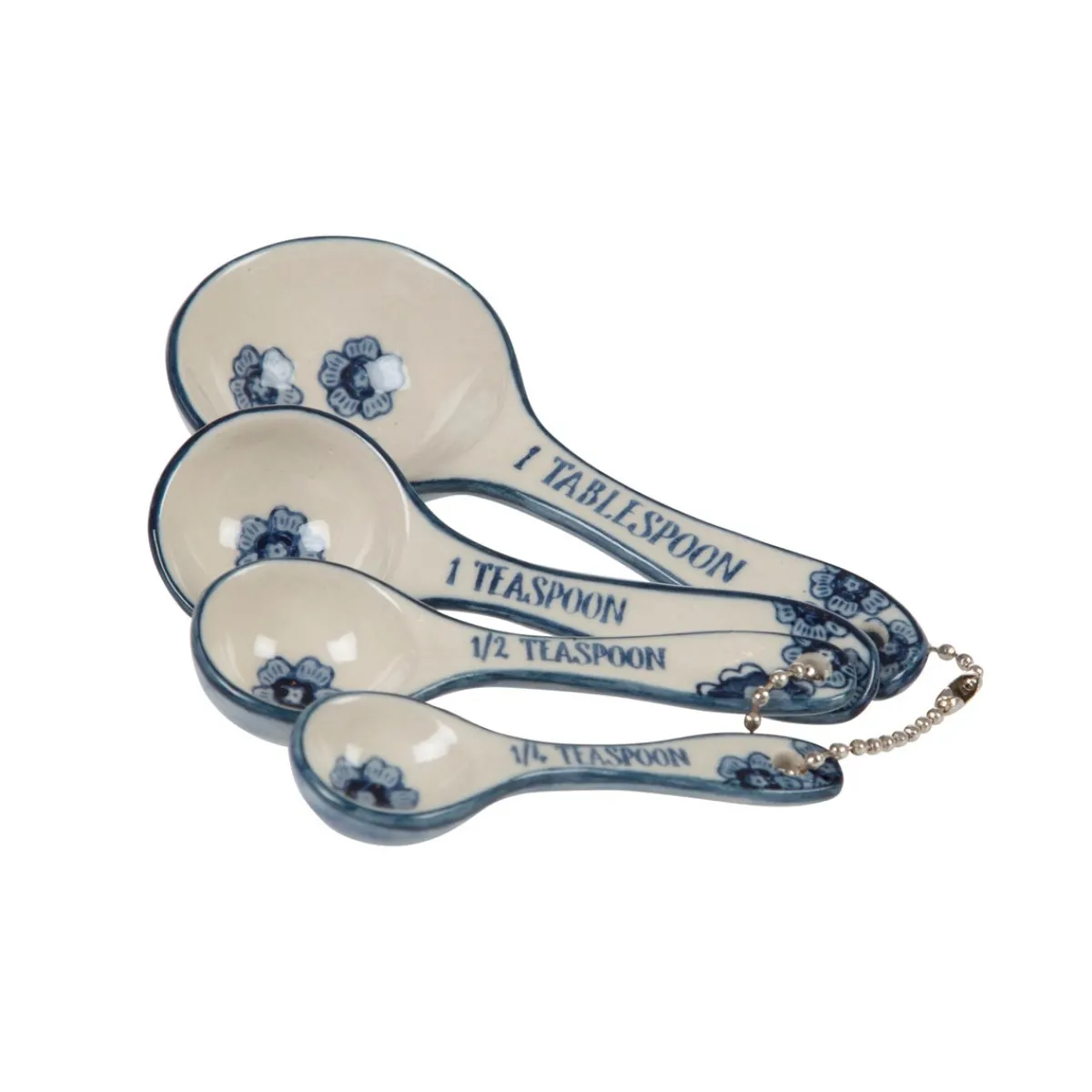 Clearance Sass and Belle Blue Willow Floral Measuring Spoons