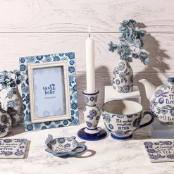 Hot Sass and Belle Blue Willow Frame