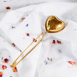 Online Sass and Belle Brass Heart Tea Infuser