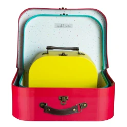 Sass and Belle Brights Retro Suitcases - Set of 3