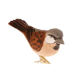 Clearance Sass and Belle Brown British Bird Clip