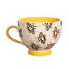 Sale Sass and Belle Busy Bees Stamped Yellow Mug
