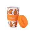 Hot Sass and Belle Capybara Travel Coffee Cup