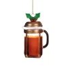 Online Sass and Belle Christmas Cafetiere Shaped Bauble