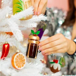 Online Sass and Belle Christmas Cafetiere Shaped Bauble