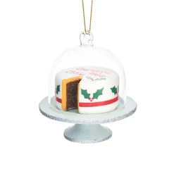 Sass and Belle Christmas Cake Shaped Bauble