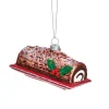 Discount Sass and Belle Christmas Chocolate Log Shaped Bauble