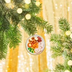 Discount Sass and Belle Christmas Dinner Shaped Bauble