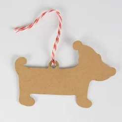 Hot Sass and Belle Christmas Sausage Dog Gift Tags - Set of 12