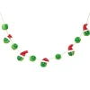 Sass and Belle Christmas Sprouts Felt Bunting Green