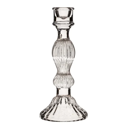Outlet Sass and Belle Clear Vintage Candleholder