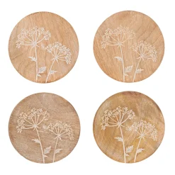 Online Sass and Belle Cow Parsley Coasters - Set of 4