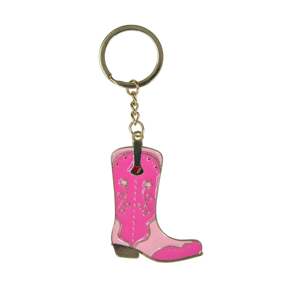 Sass and Belle Cowboy Boot Enamel Keyring