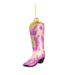 Outlet Sass and Belle Cowboy Boot Shaped Bauble