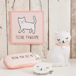 Sale Sass and Belle Cutie Cat Meow You See Me Glasses Case