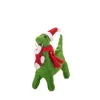 Discount Sass and Belle Dinosaur with Christmas Stocking Felt Decoration