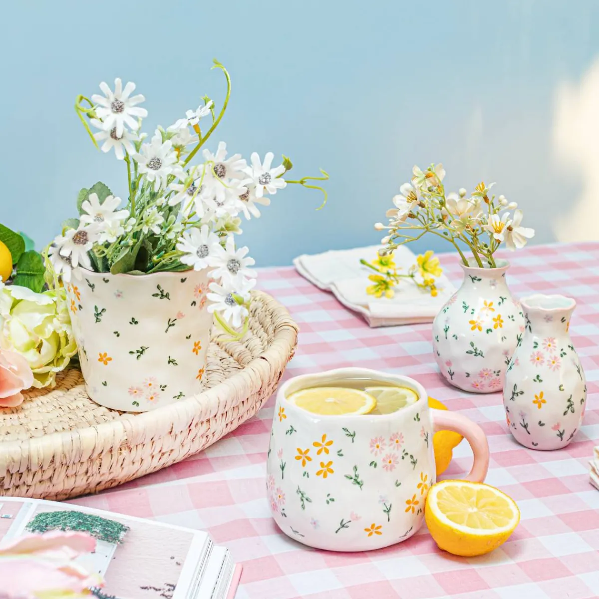 Clearance Sass and Belle Ditsy Floral Planter