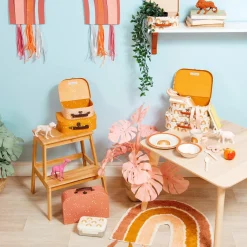 Sass and Belle Earth Rainbow Rug With Tassels