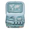 Outlet Sass and Belle Endangered Animals Print Tin Tea Set