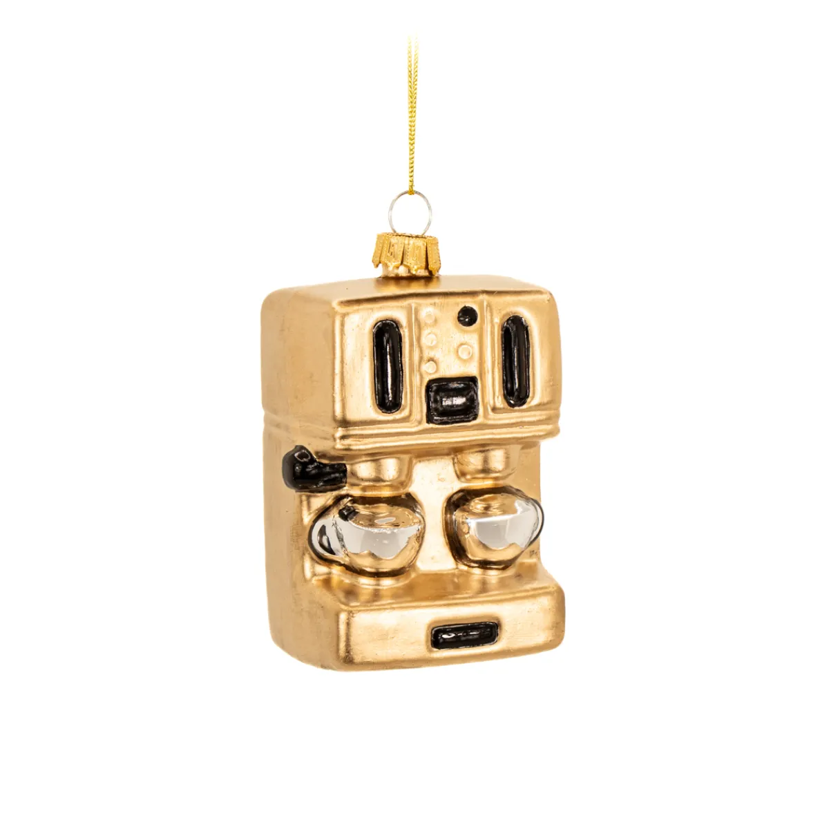 Outlet Sass and Belle Espresso Machine Shaped Bauble