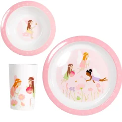 Hot Sass and Belle Fairy Kids Tableware Set