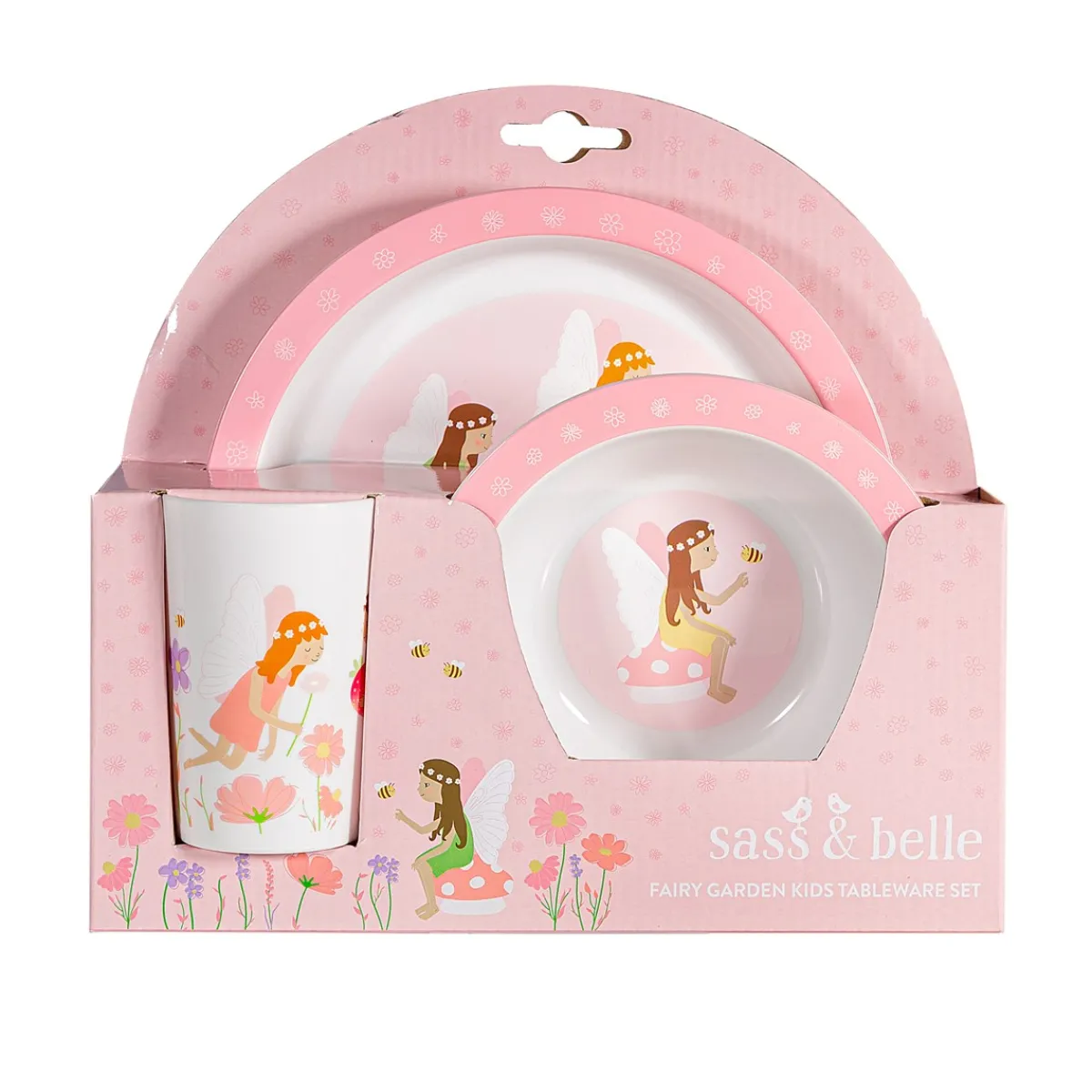 Hot Sass and Belle Fairy Kids Tableware Set