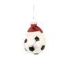 Outlet Sass and Belle Festive Football Shaped Bauble