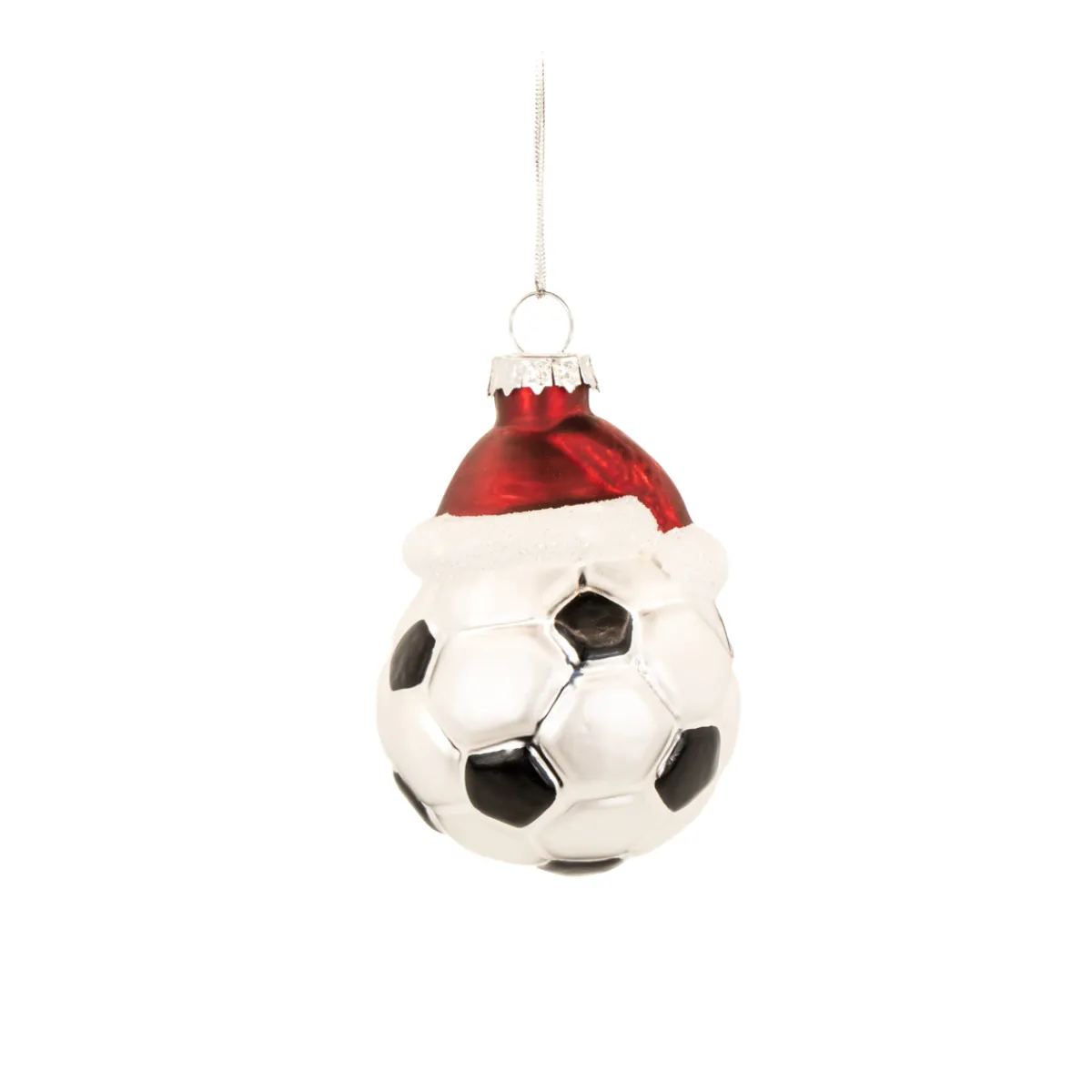 Outlet Sass and Belle Festive Football Shaped Bauble