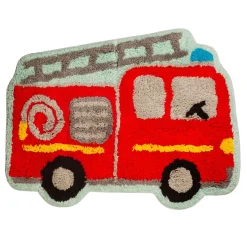 Hot Sass and Belle Fire Engine Red Rug