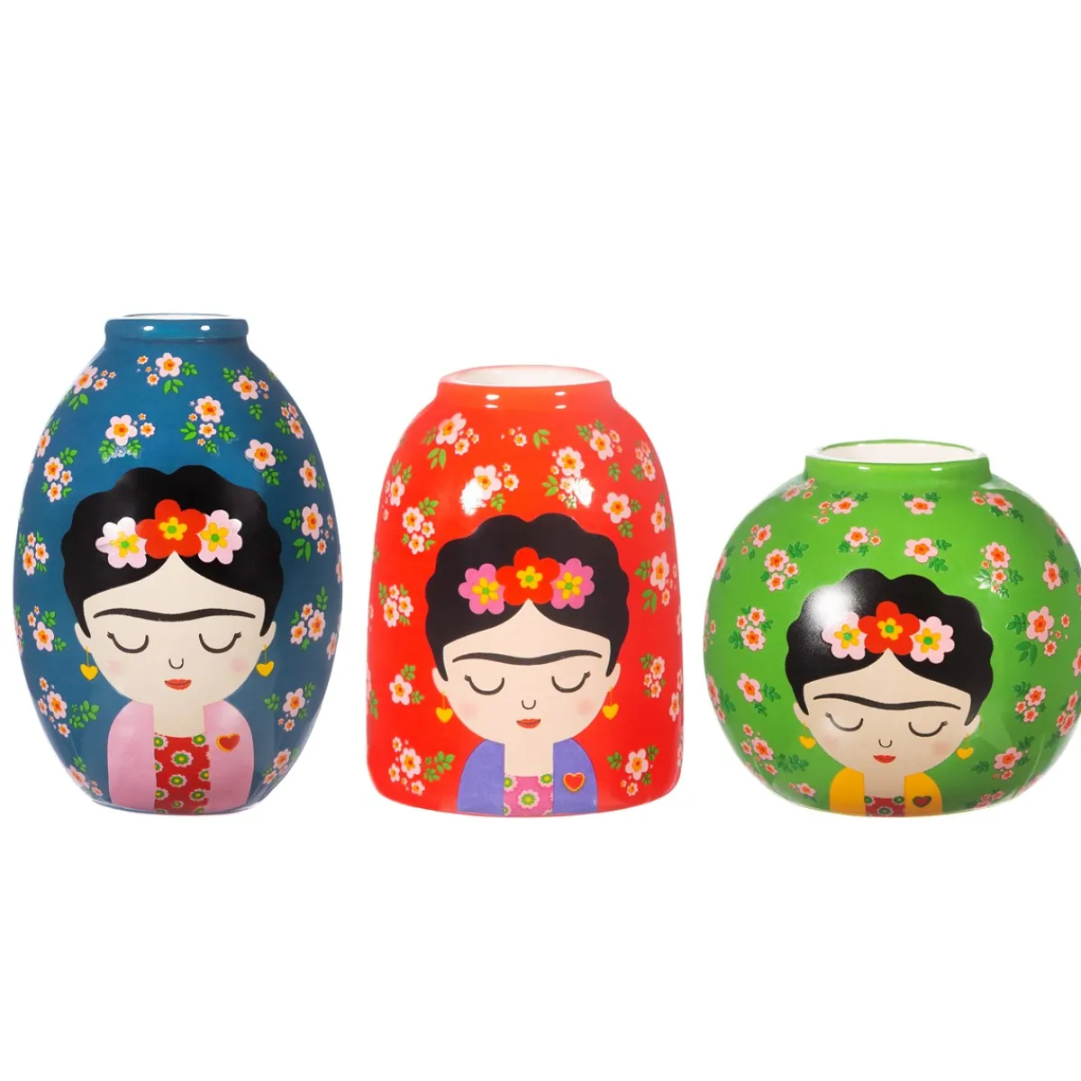 Discount Sass and Belle Floral Frida Vases - Set of 3