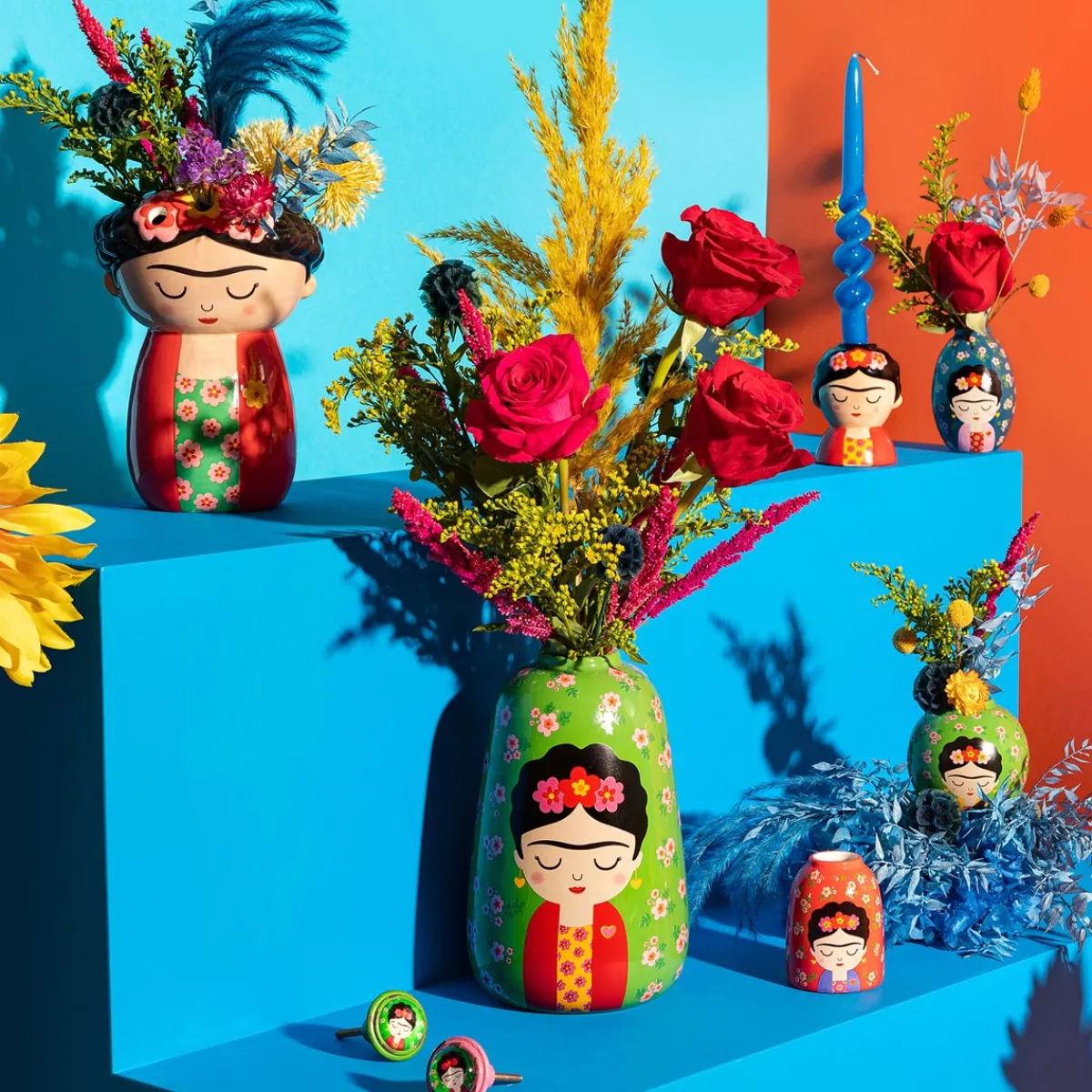 New Sass and Belle Frida Wall Mounted Planter Red