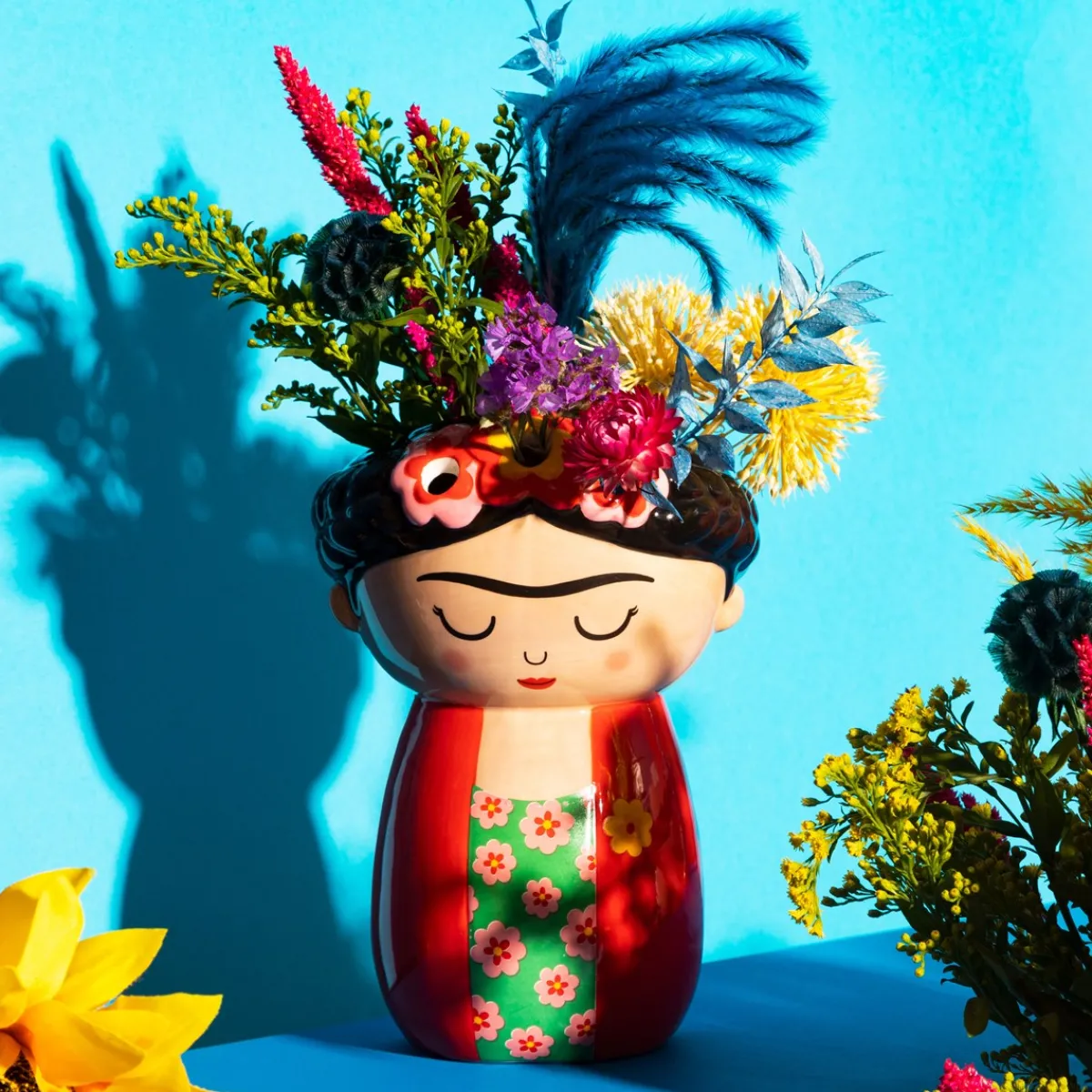 New Sass and Belle Frida Wall Mounted Planter Red
