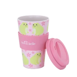 Online Sass and Belle Frog Travel Coffee Cup