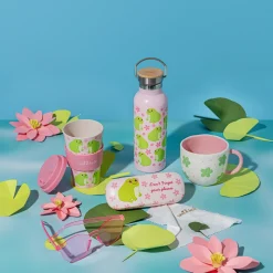 Online Sass and Belle Frog Travel Coffee Cup