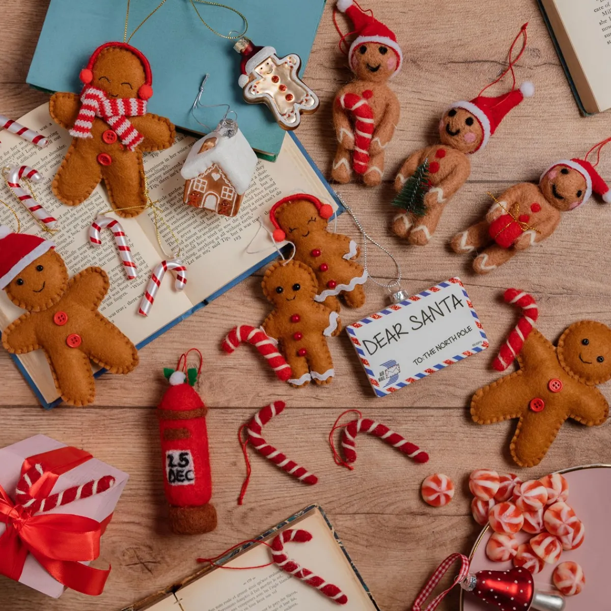 New Sass and Belle Gingerbread House Shaped Bauble