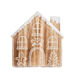 Sass and Belle Gingerbread House Wooden Coasters - Set of 4