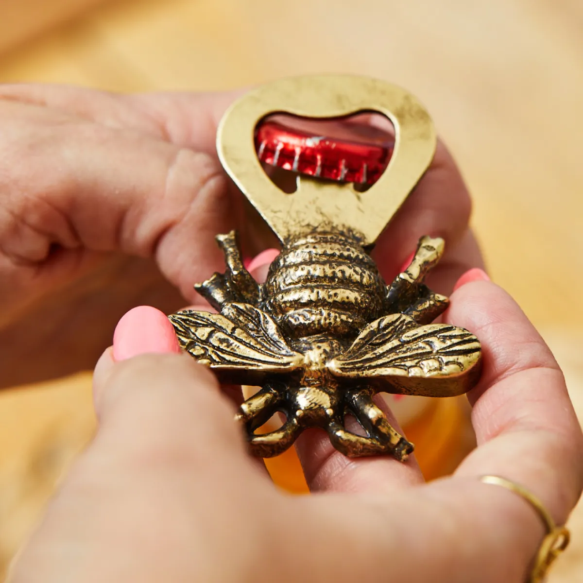 Sale Sass and Belle Gold Bee Bottle Opener