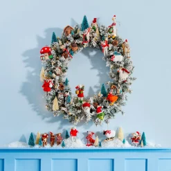Clearance Sass and Belle Goose with Wreath Hanging Decoration