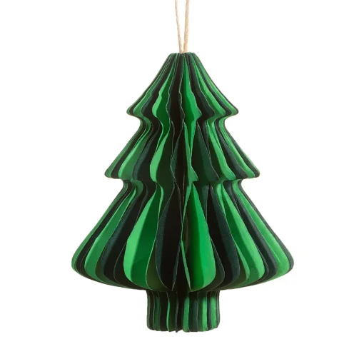 Hot Sass and Belle Green Honeycomb Paper Hanging Decoration