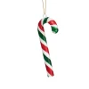 New Sass and Belle Green & Red Candy Cane Shaped Bauble