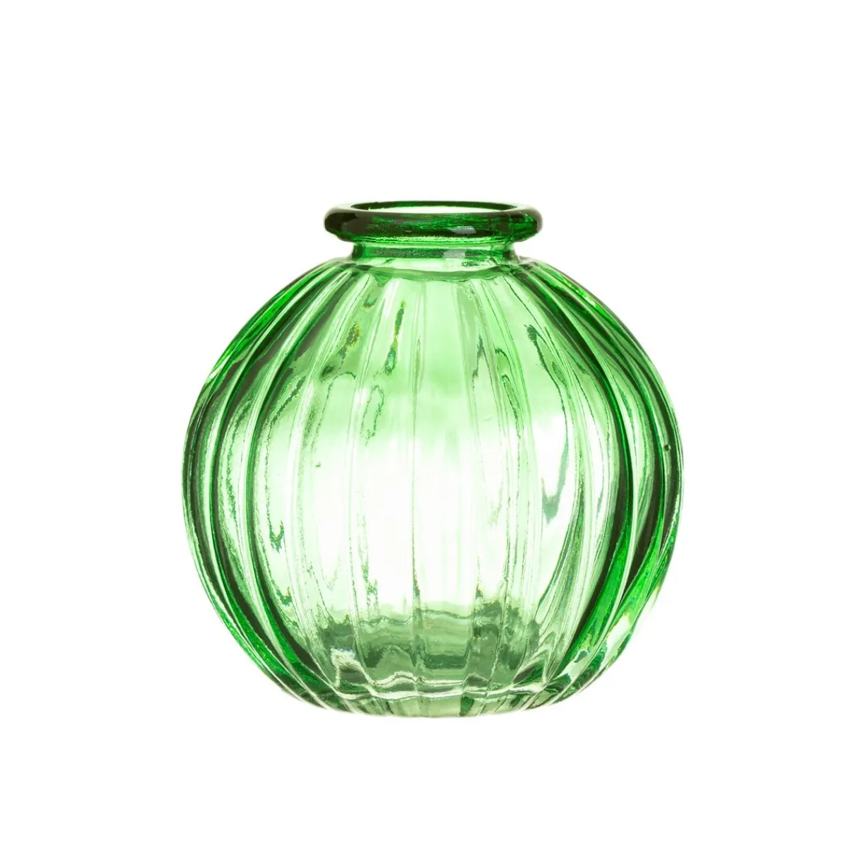 Sass and Belle Green Glass Bud Vases - Set Of 3