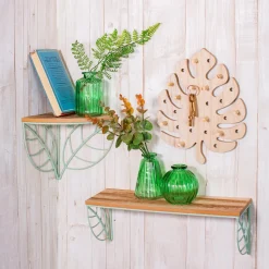 Sass and Belle Green Glass Bud Vases - Set Of 3