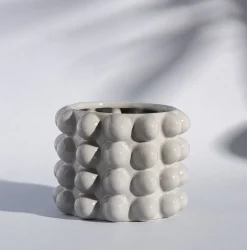Sale Sass and Belle Grey Bobble Planter